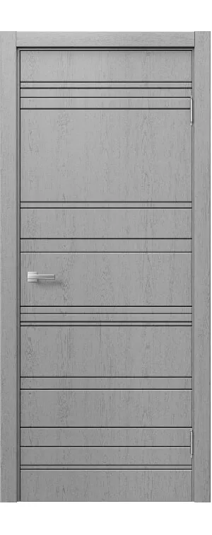 Межкомнатная дверь «STEFANY WOOD 1022» – RAL 7040