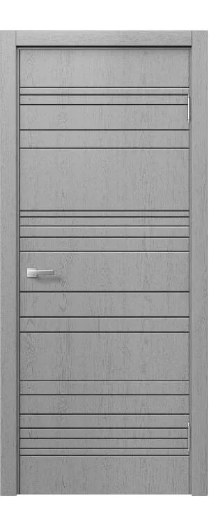 Межкомнатная дверь «STEFANY WOOD 1023» – RAL 7040