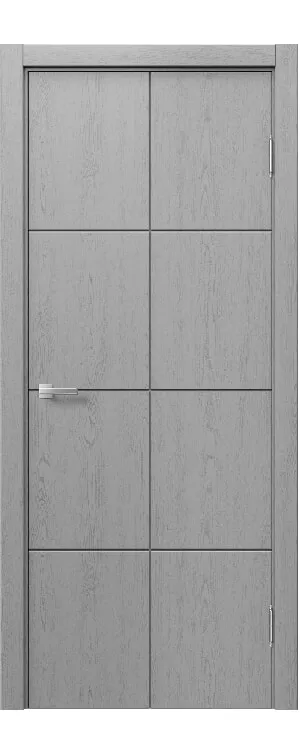 Межкомнатная дверь «STEFANY WOOD 1061» – RAL 7040