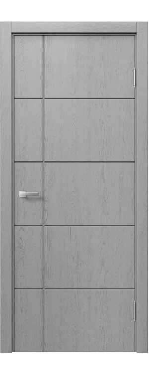 Межкомнатная дверь «STEFANY WOOD 1062» – RAL 7040