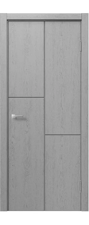 Межкомнатная дверь «STEFANY WOOD 1063» – RAL 7040