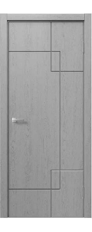 Межкомнатная дверь «STEFANY WOOD 1065» – RAL 7040