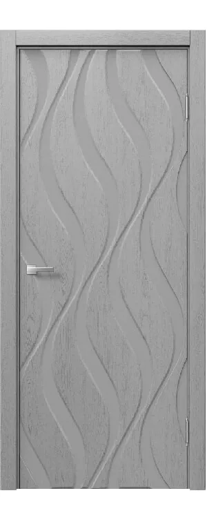 Межкомнатная дверь «STEFANY WOOD 1103» – RAL 7040