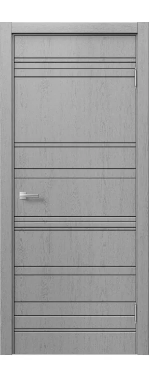 Межкомнатная дверь «STEFANY WOOD 1022» – RAL 7040