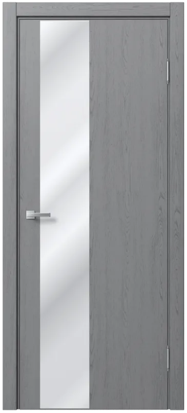 Межкомнатная дверь «STEFANY WOOD 5005» – RAL 7040