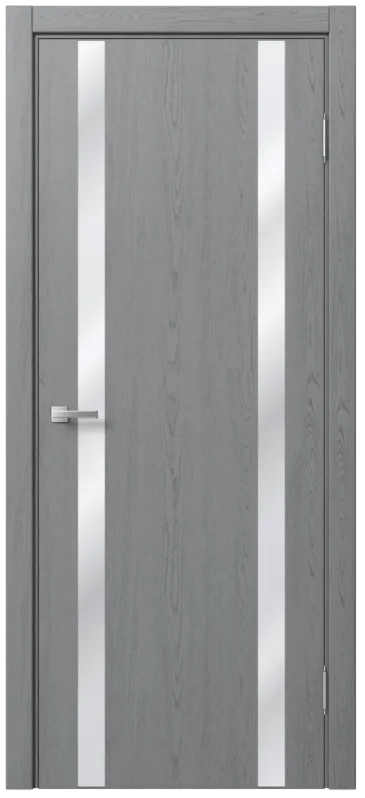 Межкомнатная дверь «STEFANY WOOD 5006» – RAL 7040