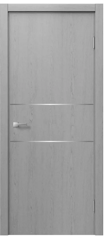 Межкомнатная дверь «STEFANY WOOD 5010» – RAL 7040