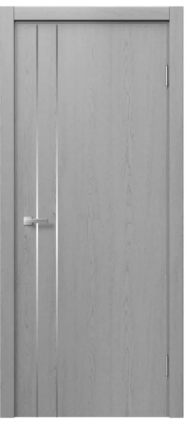 Межкомнатная дверь «STEFANY WOOD 5012» – RAL 7040