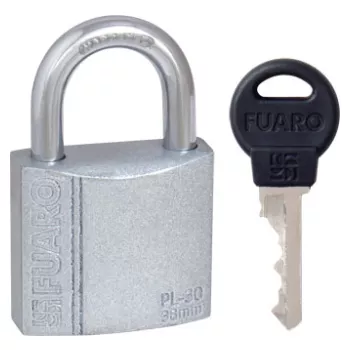 Замок навесной Fuaro PL-PROTEC-3038 3key (PL-3038) англ. /блистер