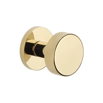 Дверная ручка на круглом основании Aprile Tuja R 7S GOLD PVD золото