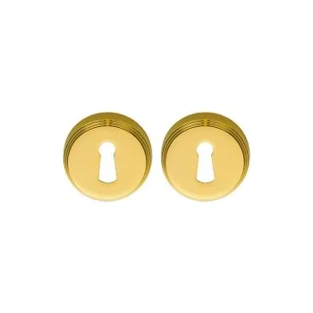 Накладка под ключ Буратино на круглом основании Colombo CD 1003 BB полированная латунь