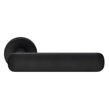 Дверная ручка на круглом основании LInea Cali TARGET 466/027 VE черный матовый