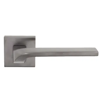 Дверная ручка на квадратном основании Colombo Isy Up BL21RSB матовый графит