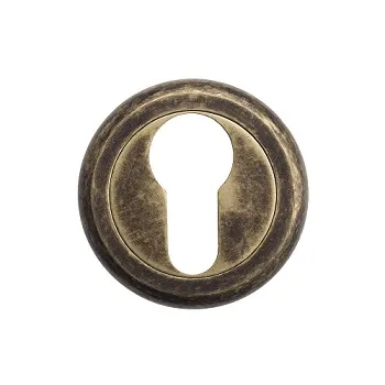 Накладка дверная под цилиндр Venezia CYL-1 D1 античная бронза 2 шт.