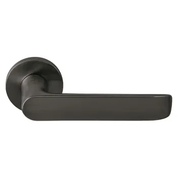 Дверная ручка на круглом основании COLOMBO Lund SE11RSB-GM матовый графит