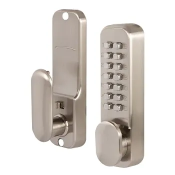 Замок накладной кодовый Ajax RIM-200 code SN матовый никель