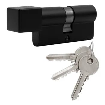 Цилиндровый механизм Cortelezzi Primo 117 SQ 30x30 черный 