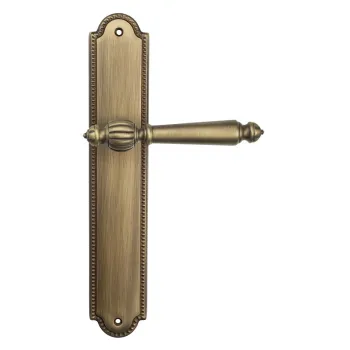 Дверная ручка Venezia \"PELLESTRINA\" на планке PL98 матовая бронза