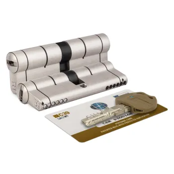 Цилиндровый Mottura механизм C39D363601C5 (72 мм/31+10+31), МАТ.НИКЕЛЬ