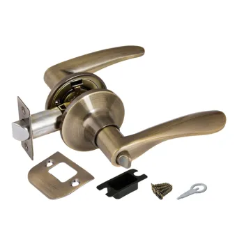 Ручка защелка Punto 6020 AB-B (фик.) бронза