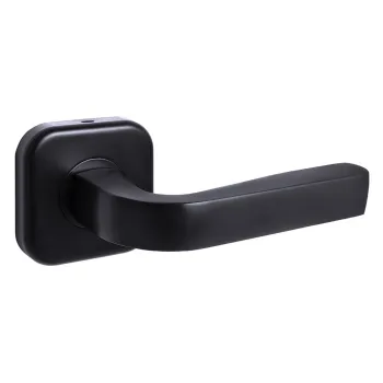 Дверная ручка на квадратном основании Fuaro K.TRD62.TOROID BL-24 черный