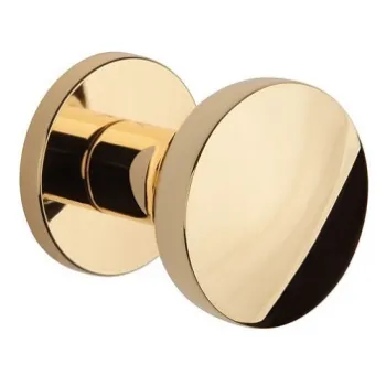 Дверная ручка на круглом основании APRILE ORTICA R LG золото