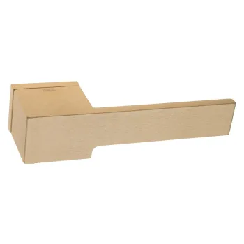 Дверная ручка на прямоугольном основании Fratelli Cattini \"OZO\" 6-KD золото крайола