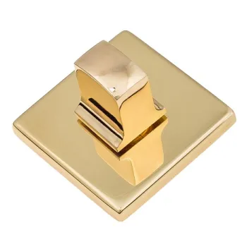 Фиксатор поворотный на квадратном основании Venezia WC-20 FSS полированная латунь