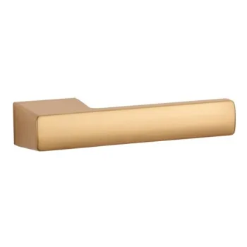Дверная ручка на прямоугольном основании APRILE BRISA RTH 7S LG матовое золото