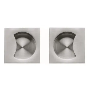 Ручка-купе для раздвижных дверей без замка Colombo ID 311 матовый хром 