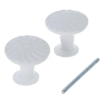 Ручка-кнопка Veles (ВЕЛЕС) БУ (белый)