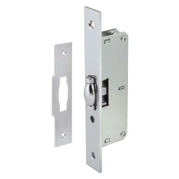 Защелка врезная Punto METLR-155B ролик СP хром