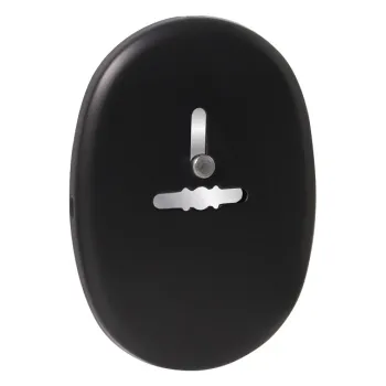 Декоративная накладка на сувальдный замок с шторкой  Fuaro ESC.S-lift.ECO/OV.476 (ESC 476 eco) BL черный