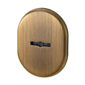 Декоративная накладка на сувальдный замок со шторкой Armadillo PS-DEC CT (ATC Protector 1) AB-77 бронза