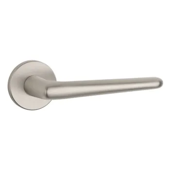 Дверная ручка на круглом основании Aprile Lavanda R SNM никель матовый