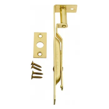 Ригель дверной врезной ALDEGHI 211AO030 300мм полированная латунь