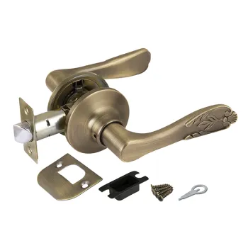 Ручка защелка Punto 6033 MAB-P (без фик.) матовая бронза