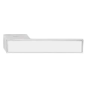 Дверная ручка на прямоугольном основании Linea Cali LOFT WHITE WOOD 434/006 CS хром матовый