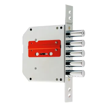 Замок врезной Border сувальдный ЗВ8-6 ЛК5/15 (лев.), 5 кл. /272224/