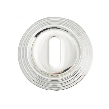 Накладка дверная под ключ буратино на круглом основании Venezia KEY-1 D8 полированный хром