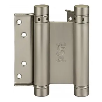 Дверная петля барная пружинная двусторонняя Fratelli Cattini (Aldeghi) 125-40 NI никель