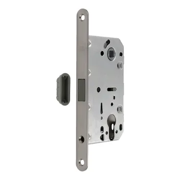 Замок магнитный под цилиндр Magn lock 50x85 MSN никель