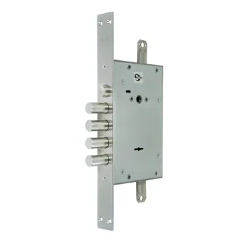 Замок врезной Mettem (Меттэм) сувальдный ЗВ9 343.1.1 с тягами, 5 кл.