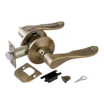 Ручка защелка Punto 6030 AB-P (без фик.) бронза