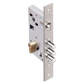 Корпус врезного замка с защёлкой Elbor Кремень 1.03.25 /01504/