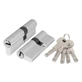 Цилиндровый механизм Ajax (AZ200/80) AZ2000Key80 (30+10+40) CP хром