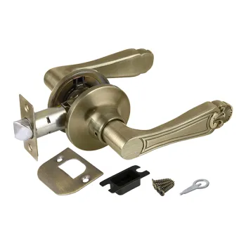 Ручка защелка Punto 6037 AB-P (без фик.) бронза