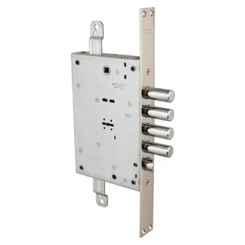 Замок врезной Mottura сувальдный с защелкой 52.771 (универсальный) без накл.