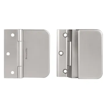 Петля для стеклянной двери Armadillo Space.GL.H01 (2 шт) AL алюминий