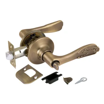 Ручка защелка Punto 6033 MAB-B (фик.) матовая бронза